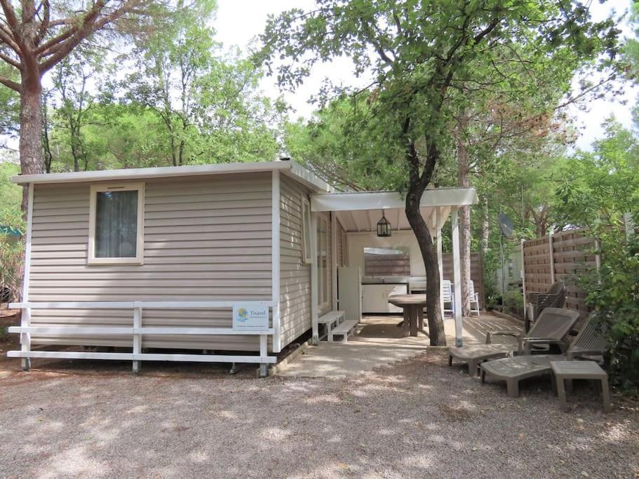 Mobile Home 6-Pers Camping Lei Suves-Cotes D'Azur-Including Airco Roquebrune-sur Argens Dış mekan fotoğraf