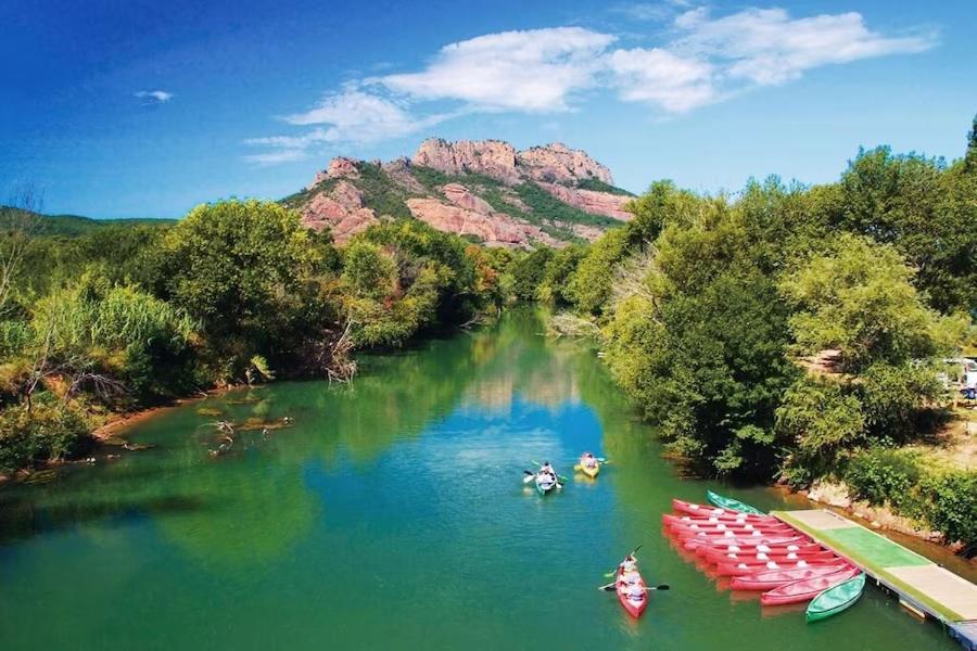 Mobile Home 6-Pers Camping Lei Suves-Cotes D'Azur-Including Airco Roquebrune-sur Argens Dış mekan fotoğraf